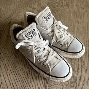Converse Light Gray Canvas Sneakers